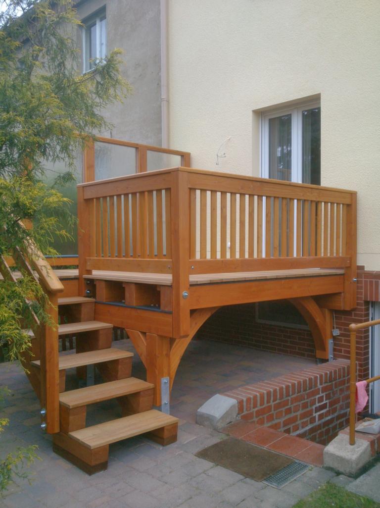 Holz Balkon