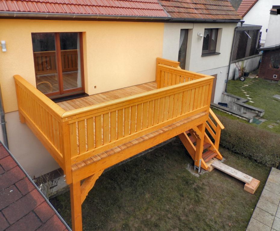 Holz Balkon