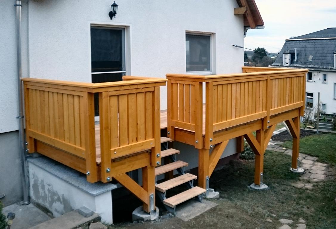 Holz Balkon